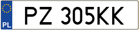 Truck License Plate